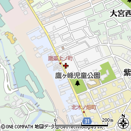 セブンイレブン京都鷹峯藤林店周辺の地図