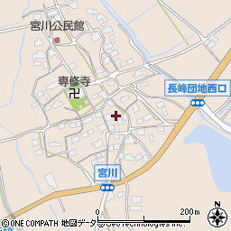 滋賀県東近江市宮川町388周辺の地図