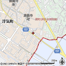 滋賀県守山市浮気町22-1周辺の地図