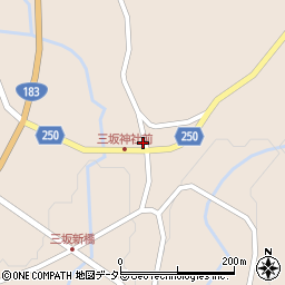 三坂簡易郵便局周辺の地図