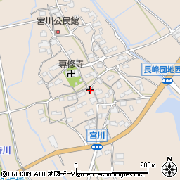 滋賀県東近江市宮川町374周辺の地図