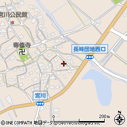 滋賀県東近江市宮川町398周辺の地図