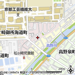 京都府京都市左京区松ケ崎正田町6周辺の地図