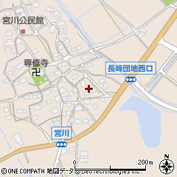 滋賀県東近江市宮川町394周辺の地図