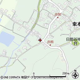 京都府亀岡市東本梅町赤熊東山口周辺の地図