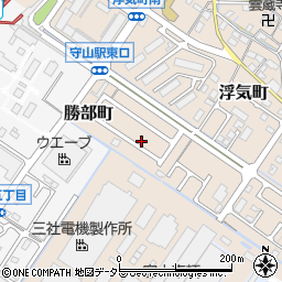滋賀県守山市浮気町241-44周辺の地図