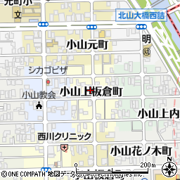 京都府京都市北区小山上板倉町22周辺の地図
