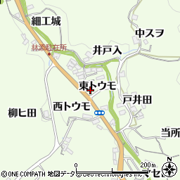 愛知県豊田市林添町周辺の地図