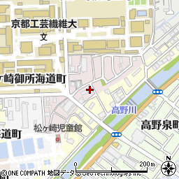 京都府京都市左京区松ケ崎正田町6-5周辺の地図