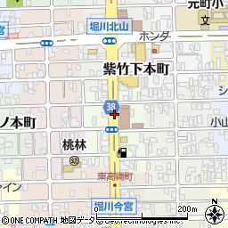 京都府京都市北区紫竹東桃ノ本町周辺の地図