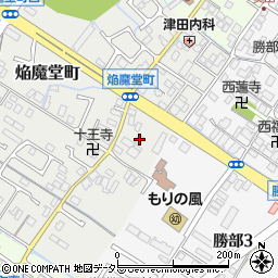 滋賀県守山市焔魔堂町51周辺の地図