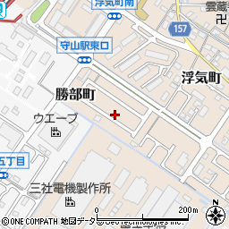 滋賀県守山市浮気町241-43周辺の地図