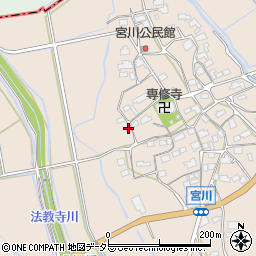 滋賀県東近江市宮川町504周辺の地図