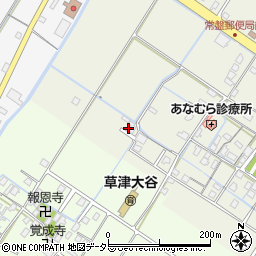滋賀県草津市穴村町203周辺の地図