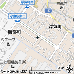 滋賀県守山市浮気町241-28周辺の地図