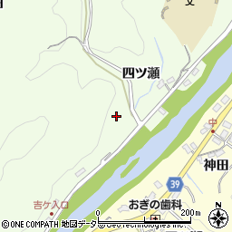 愛知県豊田市岩倉町四ツ瀬周辺の地図