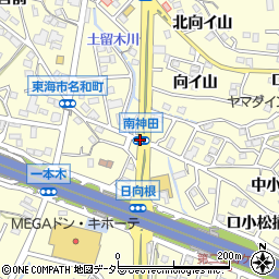 南神田周辺の地図