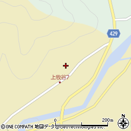 兵庫県宍粟市山崎町上牧谷863周辺の地図