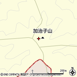 加治子山周辺の地図
