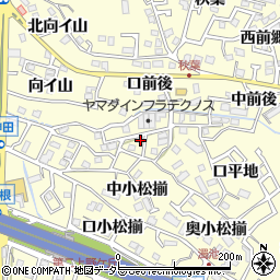愛知県東海市名和町北神田周辺の地図