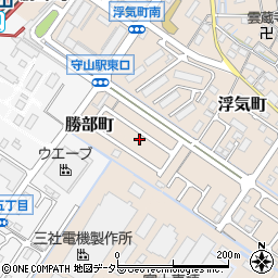 滋賀県守山市浮気町241-34周辺の地図