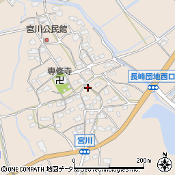 滋賀県東近江市宮川町387周辺の地図