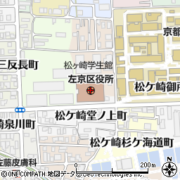 京都市左京区役所周辺の地図
