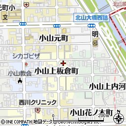 京都府京都市北区小山上板倉町47周辺の地図