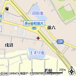 愛知県刈谷市井ケ谷町（孫六）周辺の地図