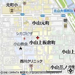 京都府京都市北区小山上板倉町27周辺の地図