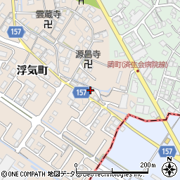 滋賀県守山市浮気町112周辺の地図