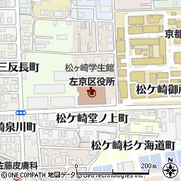 京都市役所左京区役所　市民窓口課記録担当周辺の地図