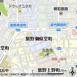 京都府京都市北区紫野東泉堂町周辺の地図