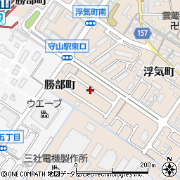 滋賀県守山市浮気町241-71周辺の地図