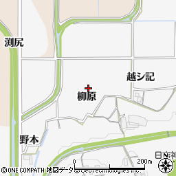 京都府亀岡市河原林町河原尻柳原周辺の地図