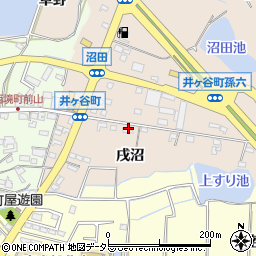 愛知県刈谷市井ケ谷町（戌沼）周辺の地図