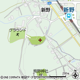 兵庫県神崎郡神河町新野周辺の地図