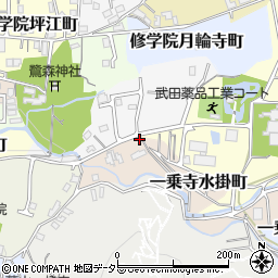 京都府京都市左京区一乗寺水掛町12-4周辺の地図