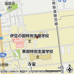 静岡県立伊豆の国特別支援学校周辺の地図