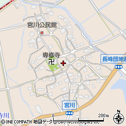 滋賀県東近江市宮川町378周辺の地図