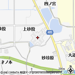 亀岡園周辺の地図