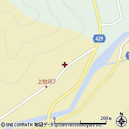 兵庫県宍粟市山崎町上牧谷862-1周辺の地図