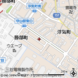 滋賀県守山市浮気町241-22周辺の地図