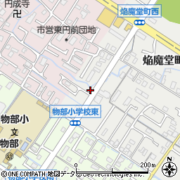 滋賀県守山市焔魔堂町124周辺の地図