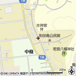 静岡県伊豆の国市韮山土手和田周辺の地図
