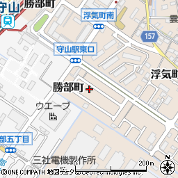 滋賀県守山市浮気町241-33周辺の地図