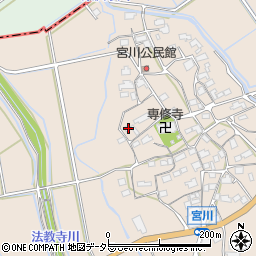 滋賀県東近江市宮川町500周辺の地図