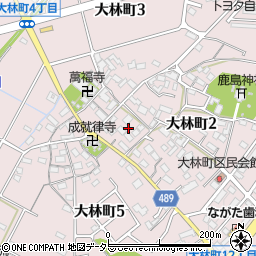 板倉鍼灸院周辺の地図