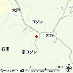 愛知県豊田市林添町南コゾレ周辺の地図