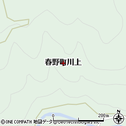 静岡県浜松市天竜区春野町川上周辺の地図